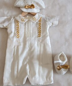 BD102-Raw Silk Romper