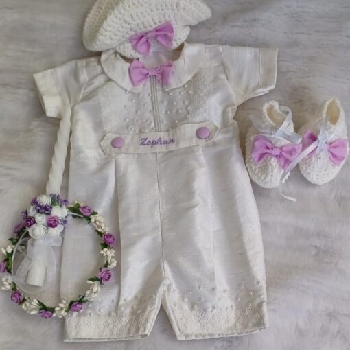 BD103-Raw Silk Romper
