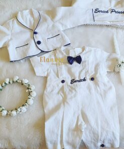 BD13-Linen Romper & Blazer