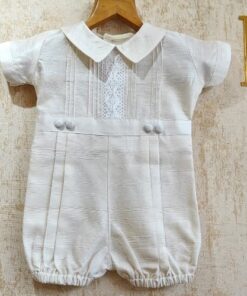 BD115-Raw Silk Romper