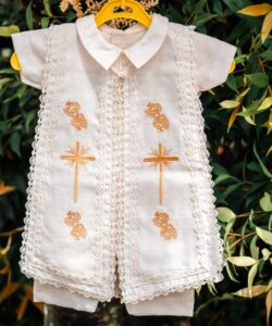 BD120-Raw Silk Romper and Shrug