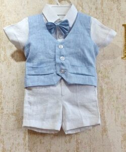 BD121-Linen Shirt, Trouser & Vest