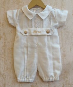 BD128-Raw Silk Romper