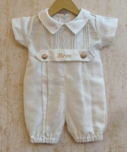 BD128-Raw Silk Romper