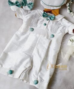 BD26-Raw Silk Romper