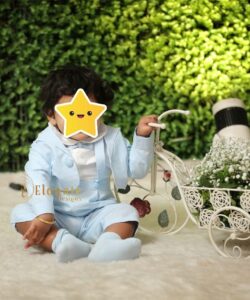 BD33-Cotton Romper & Blazer