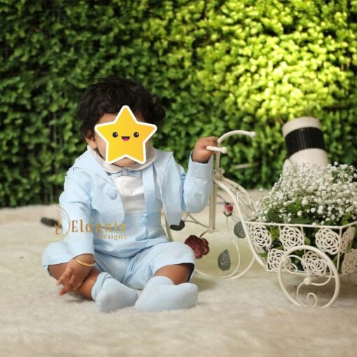 BD33-Cotton Romper & Blazer