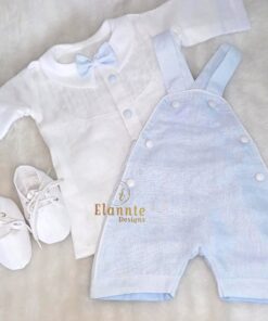 BD49-Linen Shirt & Dungaree