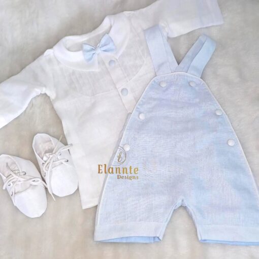 BD49-Linen Shirt & Dungaree