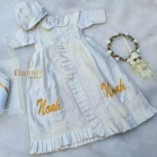 BD51-Raw Silk Pope Romper