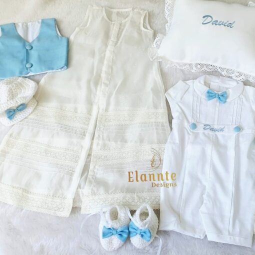 BD55-Cotton Romper, Shrug & Vest