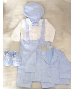 BD68-Cotton Romper & Blazer