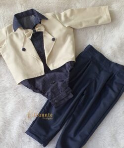 BD77-Silk Hand Worked Romper
