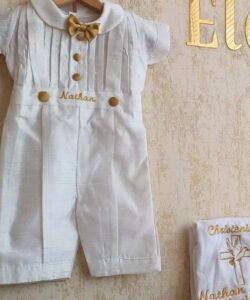 BD79-Raw Silk Romper
