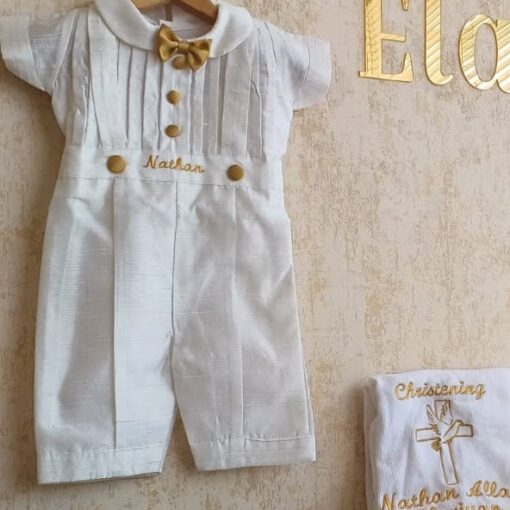 BD79-Raw Silk Romper
