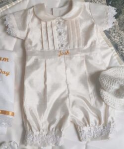 BD100-Raw Silk Romper
