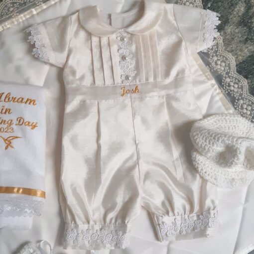BD100-Raw Silk Romper