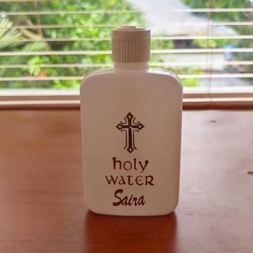 Holy Water Bottle with Name
