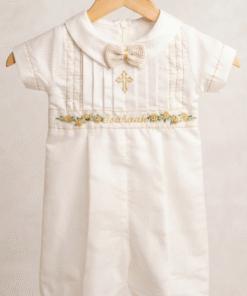 BD48-Linen Satin Romper