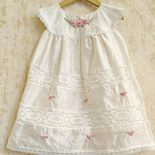 GD10-Raw Silk Frock