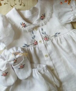 GD79-Pure Linen Frock