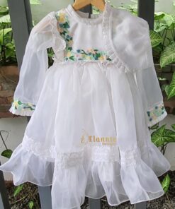 GD8-Organza Frock - Handwork