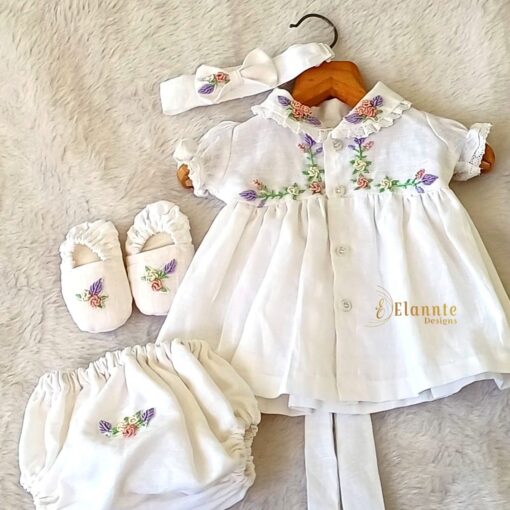GD81-Pure Linen Frock