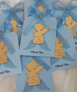 Thanks Card - Custom Shape with Angel Magnet