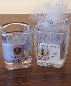 Elegant Square Glass Candle for Any Space
