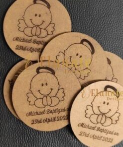 Fridge Magnet-Round Engraved