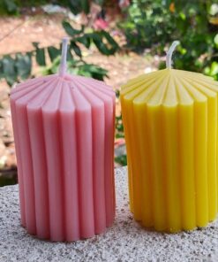 Pillar Candle - Pleated