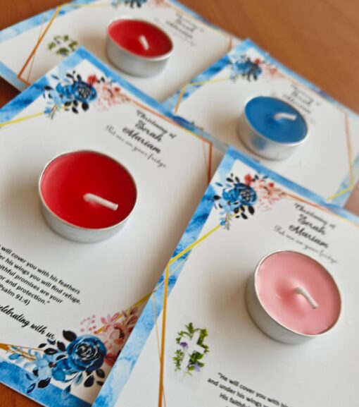 Thanks Card-Small With Candle