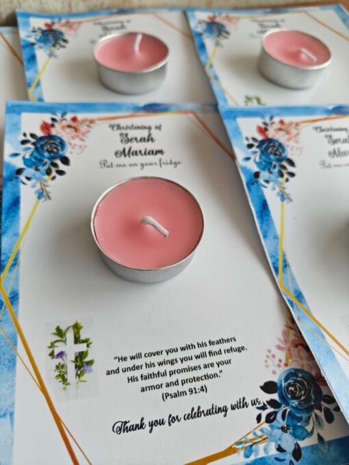 Thanks Card-Small With Candle - Image 2