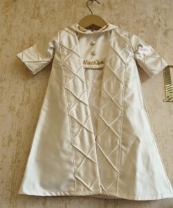 BD131-Satin Romper with Shrug