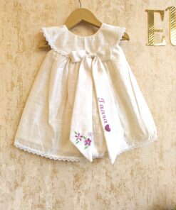 GD147-Raw Silk Frock