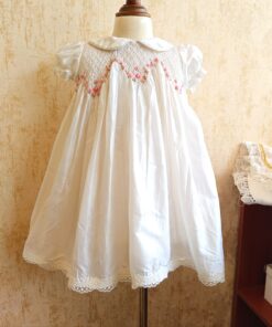 GD152-Pure Silk Handsmoked Frock