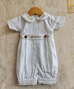BD166-Linen Romper