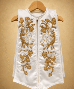 BD181-Satin Hand Embroidered Shrug