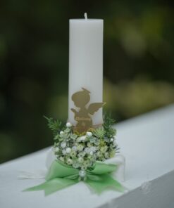 AC12-Pillar Candle with Angel