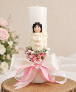 AC14-Pillar Candle with Angel