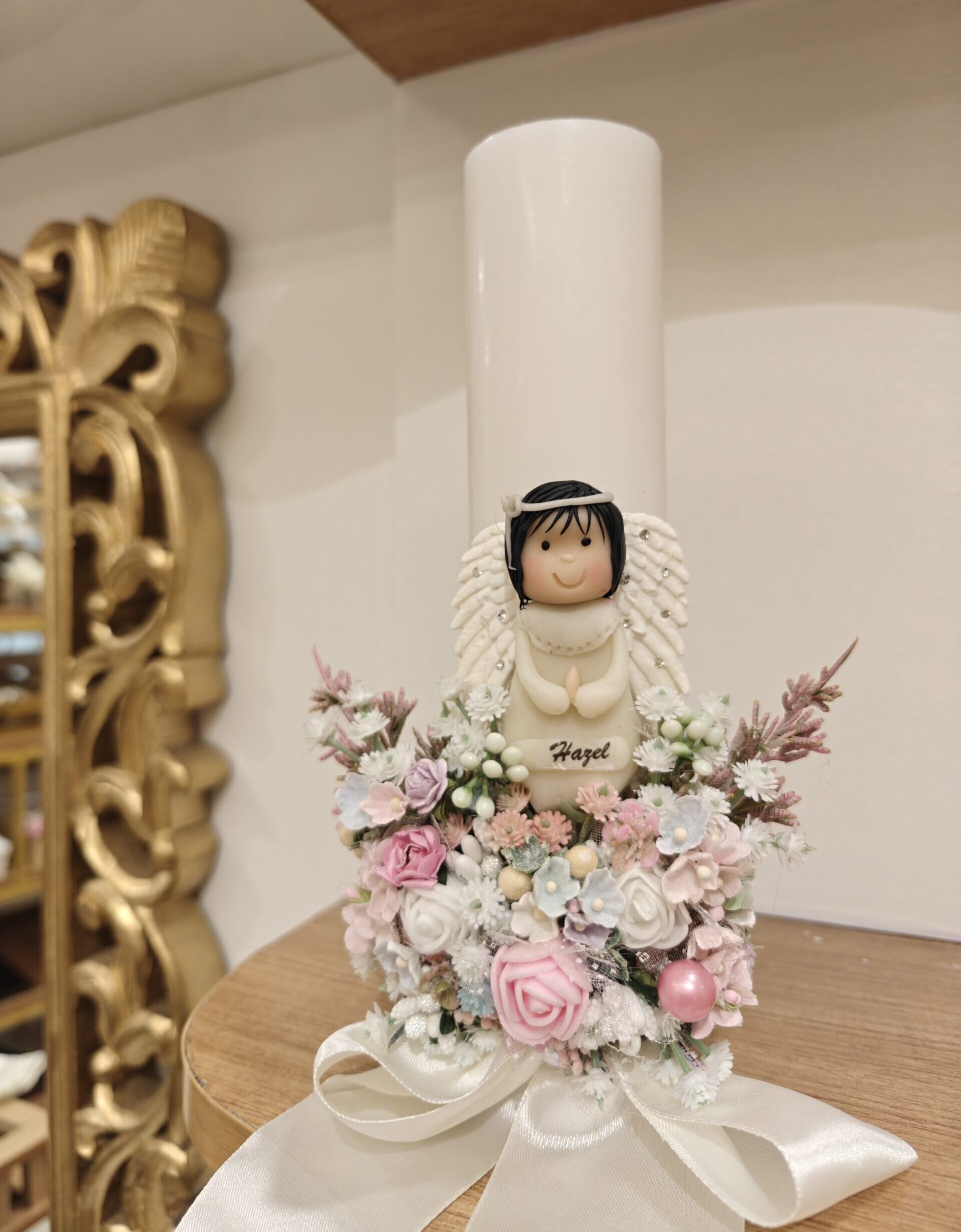 AC6-Pillar Candle with Angel