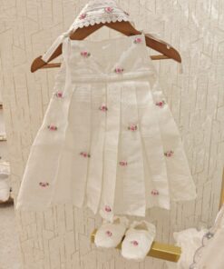 GD192-Raw Silk Frock