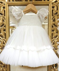GD228-Hand Worked Net Frock