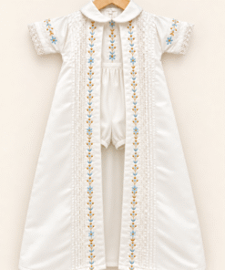 BD202-Linen Satin Romper and Satin Shrug