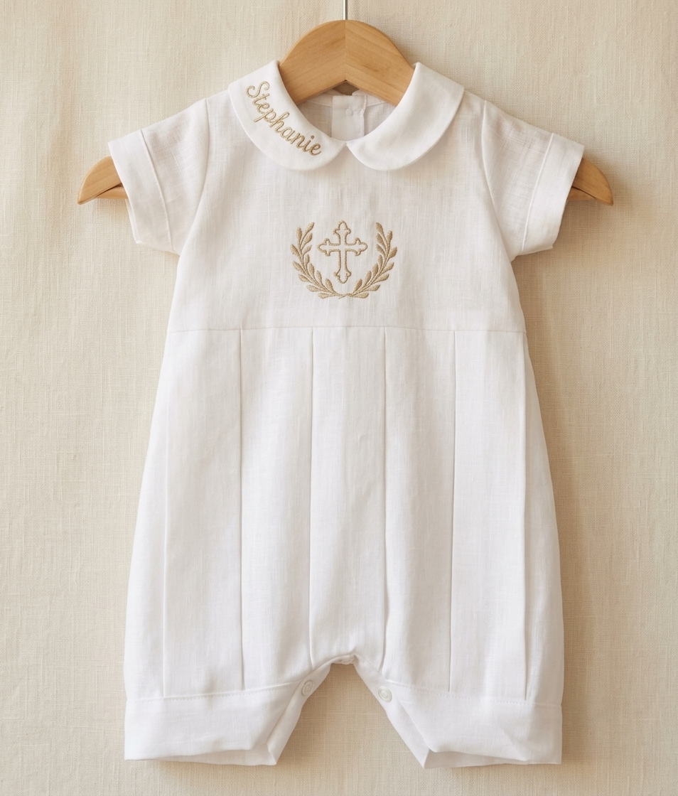 BD204-Linen Romper